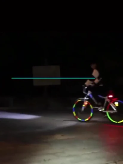 Luce per bici a LED 2 in 1 con campanello elettrico, cicalino, interruttore a clacson, lampada per bicicletta, fari per ciclismo Wyz14473